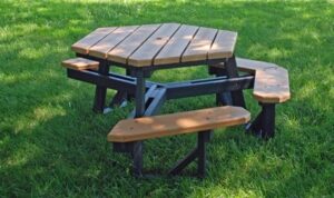 Hex Table 6′ ADA Recycled Plastic Table