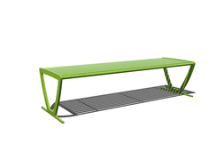 6′ Zion without Back without Armrests, Portable/Surface Mount
