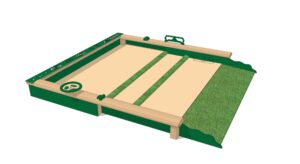 WIDE INFANT MODULAR SPACE WITH RAMP 8′ X 9′ W/ 2 ROLLING HILLS (INCLUDING PAD)