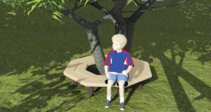 OCTAGON BENCH 5FT Diameter